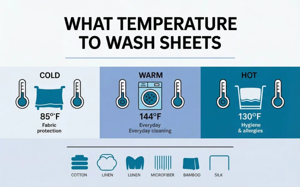 What Temperature To Wash Bed Sheets