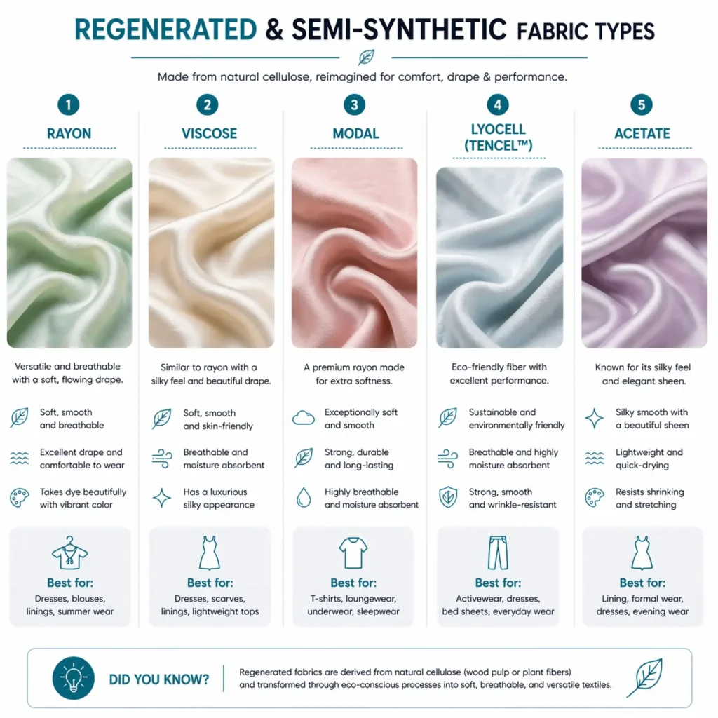 Fabric Types Guide: 60+ Fabric Names, Materials, and Clothing Uses