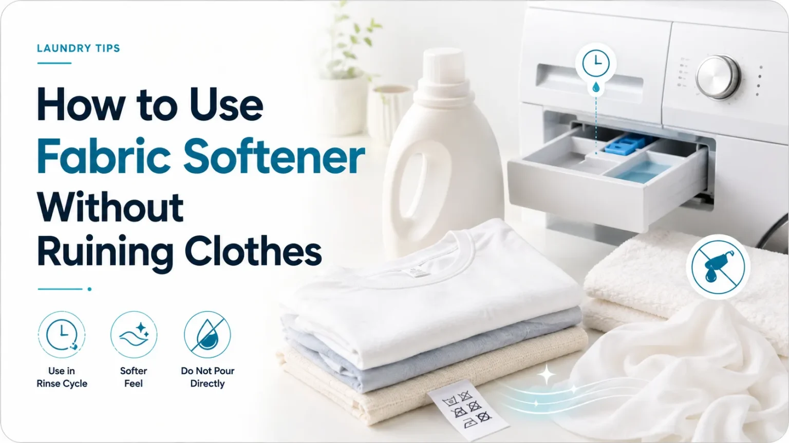 How to Use Fabric Softener Without Ruining Clothes